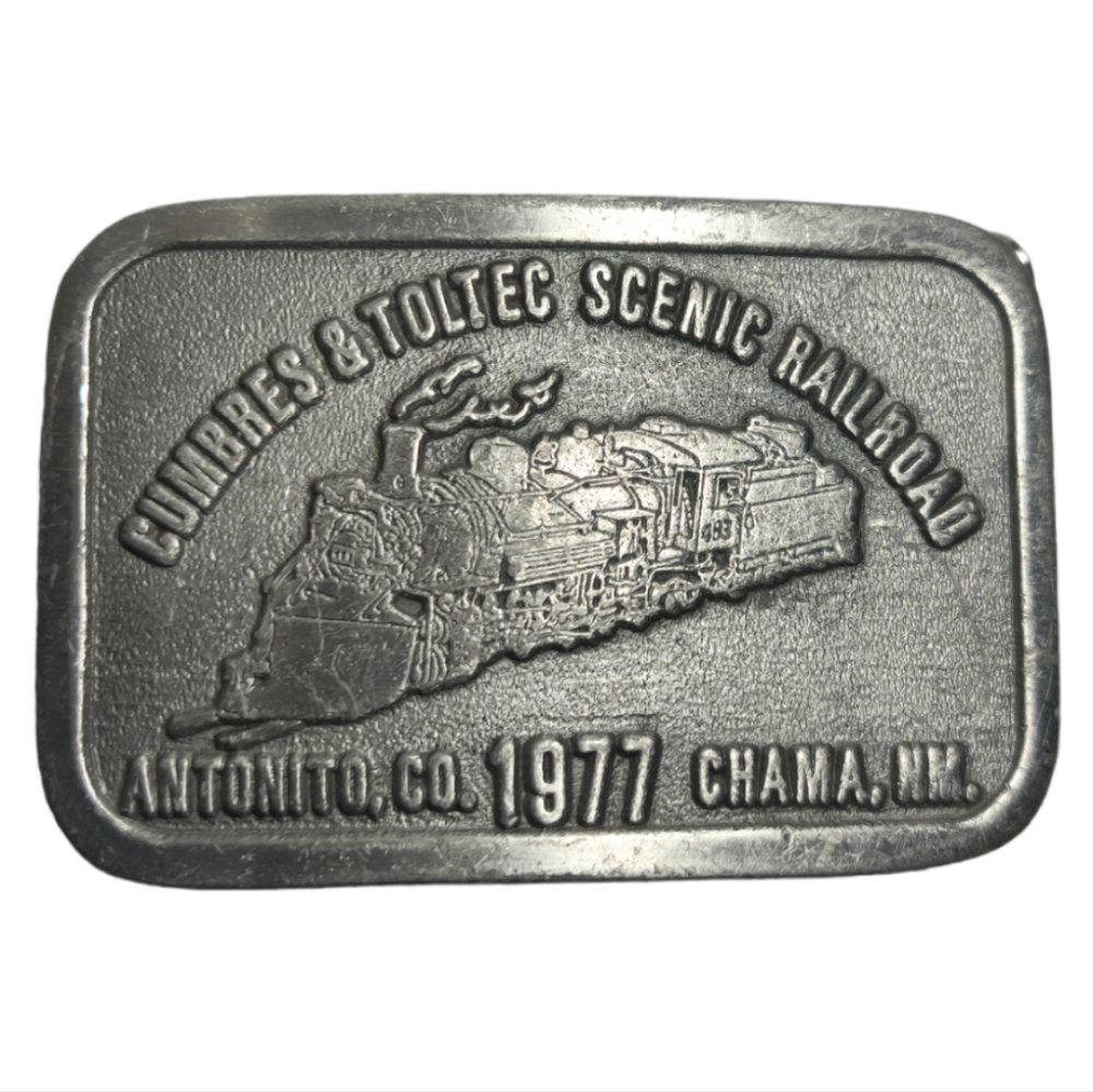 1977 Cumbres & Toltec Scenic Railroad Belt Buckle
